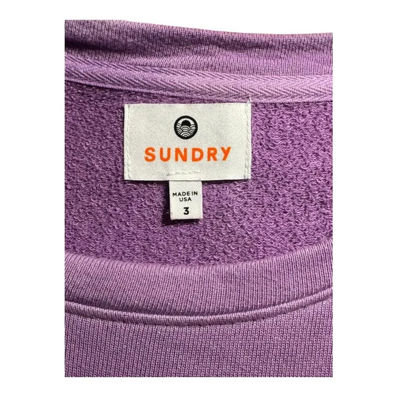 Sundry Gradient Tie-Dye Sweatshirt Size 3 Women’s Large - Picture 5 of 9